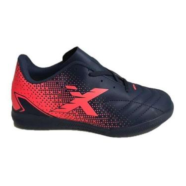 Imagem de Chuteira Indoor OXN Express Fit 2 Pro PVC Infantil, Mar, Coral, 29