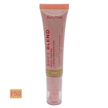 Imagem de Base Líquida Soft Blend Ruby Rose Matte Média Cobertura Efeito Aveluda