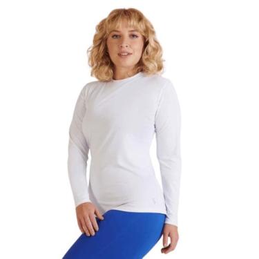 Imagem de Camiseta Feminina Térmica Proteção UV Repelente Roupa Academia Lupo, X