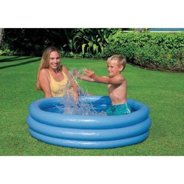 Imagem de Piscina Inflável Azul Cristal 156 litros 1,14m x 25cm Intex 59416