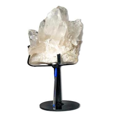 Imagem de Drusa Quartzo Cristal Pedra Natural 7,6Kg 22cm Classe B - CristaisdeCu