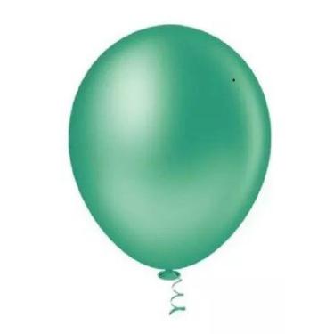 Imagem de Balão Pic Pic Latex N9 Liso Festa Decoraçao C/50Unidades, Verde
