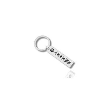 Imagem de Chaveiro Personalizado com Escrita, olhar, sorriso ou codigo spotify -