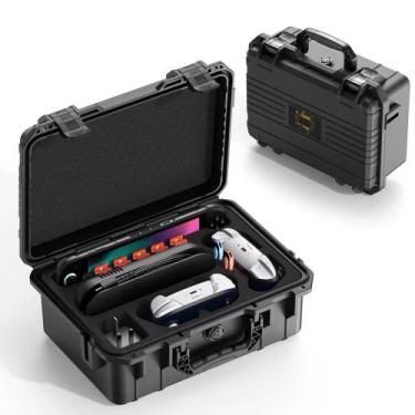 Imagem de Maleta Rígida Para Nintendo Switch 2 Bolsa Resistente Luxo - 123Games