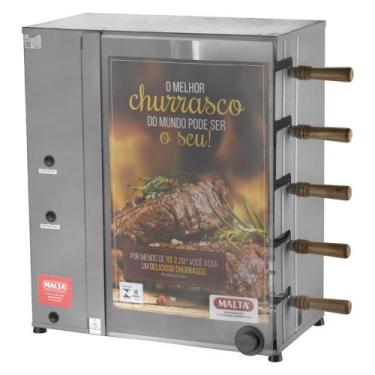 Imagem de Churrasqueira Rotátiva Elétrica Malta 5 Espetos 220V