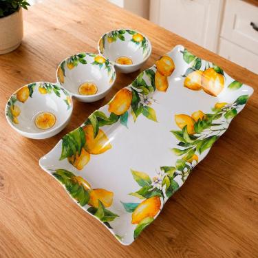Imagem de Petisqueira-Travessa Sicília Travessa Petisqueira Siciliana para Servir Alimentos em Melamina com Design Sofisticado