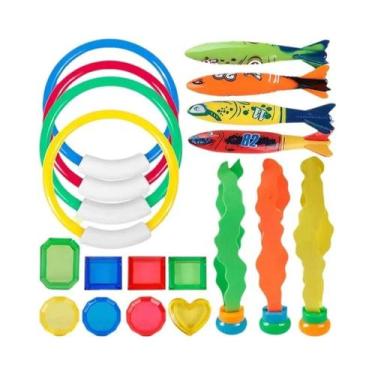 Imagem de Acessórios Coloridos De Verão Para Mergulho, Equipamentos De Brincadei