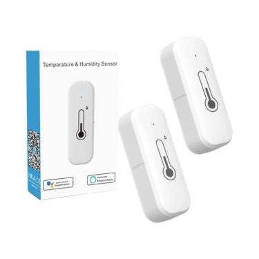 Imagem de Sensor De Temperatura E Umidade Wi-Fi Inteligente De Alta Precisão Com