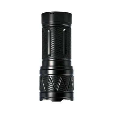 Imagem de Lanterna Tática LED Recarregável Branca Com Laser, Zoom, Power Bank E 