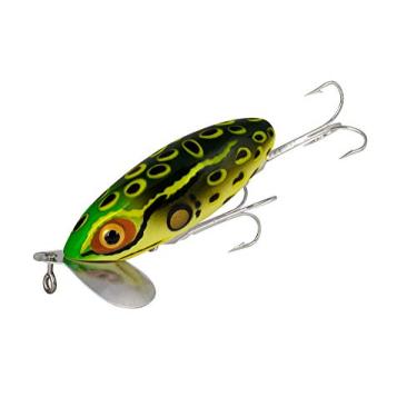 Imagem de Arbogast Isca de pesca de robalo Jitterbug Topwater – Excelente para pesca noturna, Bull Frog, G600 (6,35 cm, 3/8 g)