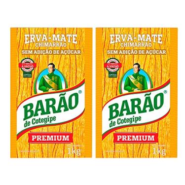 Imagem de Kit 2 un Erva Mate Chimarrão Barão Premium Vácuo 1 Kg