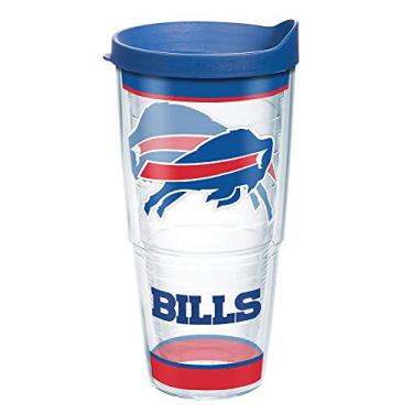 Imagem de Tervis Feito nos EUA com parede dupla NFL Buffalo Bills Copo isolado mantém as bebidas frias e quentes, 700 ml, tradicional