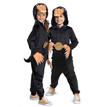 Imagem de Niffler Costume for Kids, Official Deluxe Fantastic Beasts Costume Jumpsuit with Foam Coin, Child Size Small (4-6)