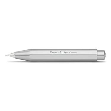 Imagem de Kaweco Lapiseira AL SPORT Prata 0,7 mm HB I Lapiseira exclusiva com refil de grafite de 0,7 mm I Lapiseira de alumínio 10,5 cm