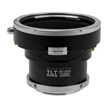 Imagem de Fotodiox Pro TLT ROKR - Adaptador de montagem de lente de inclinação/deslocamento compatível com lentes SLR de montagem Pentax 6x7 (P67, PK67) para corpo de câmera sem espelho de montagem RF da Canon