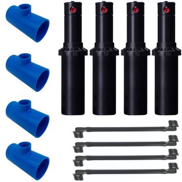 Imagem de Aspersor Escamoteável Hunter Rotor PGP + Conexões - 4 Unidades