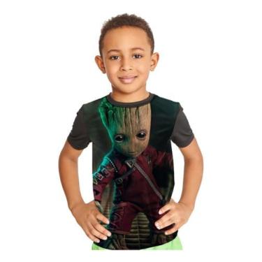 Imagem de Camiseta Infantil Baby Groot Bebe Groot Marvel Ref:302 - Smoke