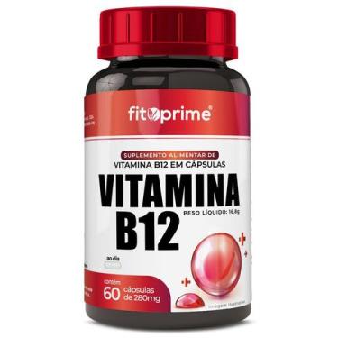 Imagem de Vitamina B12 7,2Mcg 60 Cápsulas  - Fitoprime