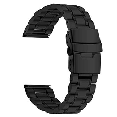 Imagem de Pulseira de relógio 22mm 20mm pulseira de relógio de liberação rápida metal aço inoxidável acessório de relógio de substituição