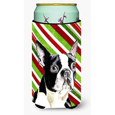 Imagem de Caroline's Treasures SC9320TBC Boston Terrier, bengala doce, Natal, abraçador, menino alto, multicolorido