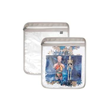 Imagem de Organizador de Brinquedos - DUPLA GRANDE QUEBRA-CABEÇA cor:cinza