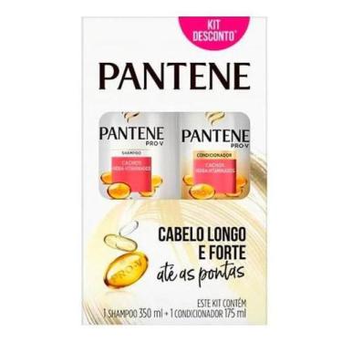 Imagem de Pantene Kit Shampoo 350ml E Condicionador 175ml Cachos Hidra-Vitaminad