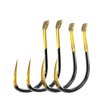 Imagem de Anzóis de pesca 200 PCs Ganchos de pesca a granel Crucia Acessórios de pesca (Size : 7#)