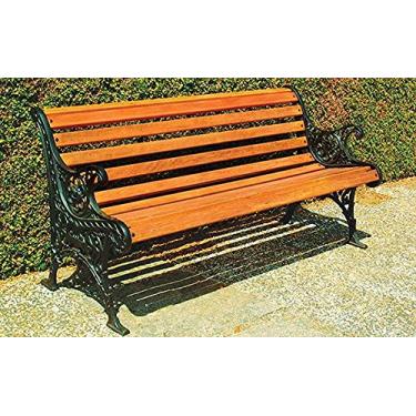 Imagem de Banco de Madeira e Alumínio Fundido Inglês Unifer Móveis