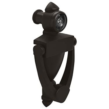 Imagem de Nuk3y Batedor de porta e visor, 1,4 cm Furo, ângulo de visão de 220 graus, 5-1/2" Height, Oiled-Rubbed Bronze