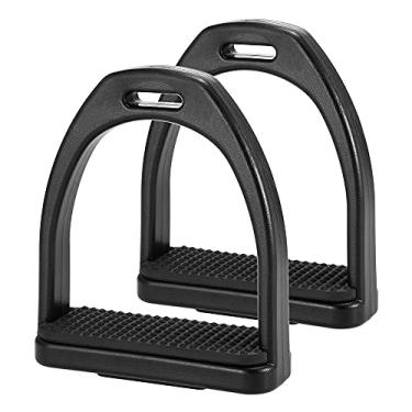Imagem de Tingpai 2 PCS Cavalo Equitação Estribos Sela Cavalo de Plástico -skid Cavalo Pedal Super Leve Equipamento de Segu nça Equestre