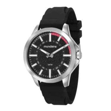 Imagem de Relógio Mondaine Masculino Preto 99343g0mvni1 Analógico 5 Atm Cristal Mineral Tamanho Grande