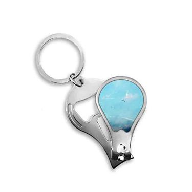 Imagem de Chaveiro abridor de cortador de unhas White Sky Bird