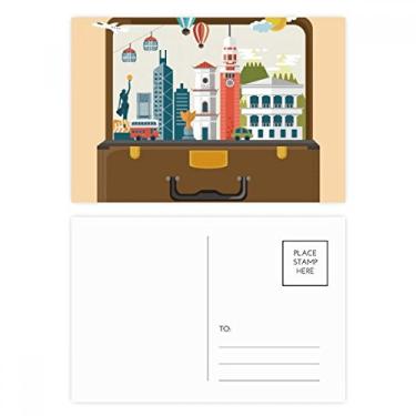 Imagem de Jogo de cartão postal Hong Kong Famous Place de aniversário cartão de agradecimento