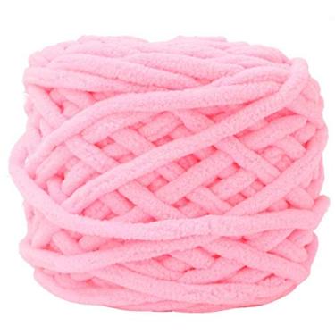 Imagem de Pssopp Chunky Yarn Knitting Thick Yarn Chunky Yarn Knitting Thick Yarn Soft Colorful Needle Knitting Tecida Cobertor Chinelos Linha Strip Fio Dental Floss(#10)
