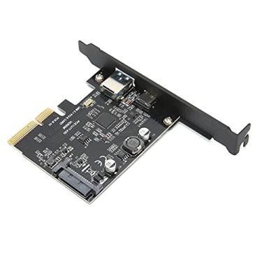 Imagem de Cartão PCI-E USB 3.1, velocidade de até 500-1080M/S Placa de expansão USB 3.1 para eletrônicos domésticos para PCI-E1x/4x/8x/16x