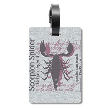 Imagem de Discover World Lagosta Marine Organism Mala de Bagagem Etiqueta Cartão de Bagagem Scutcheon Etiqueta