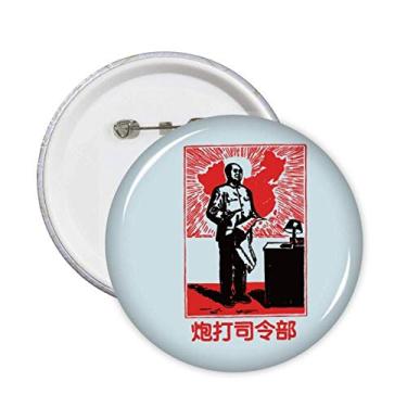 Imagem de China Red Education Promoção Mapa Broches Emblema Emblema Acessório Decoração 5 peças