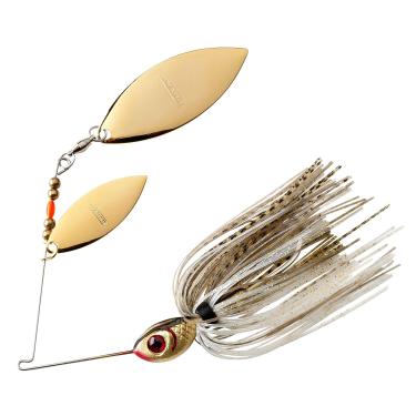Imagem de BOOYAH Blade Spinner-Bait Isca de pesca de robalo, brilho dourado, salgueiro duplo (14 g)