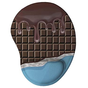 Imagem de Mouse pad Ergonômico Chocolate Presente Criativo cor:Marrom
