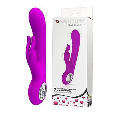 Imagem de VIBRADOR MASSAGEADOR ESTIMULADOR FEMININO CLITORIS E PONTO G PRETTY LOVE HOT RABBIT - DELIRIOSS SEXY SHOP