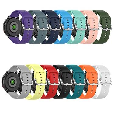 Imagem de Hoopyeecase Silicone Pulseira de relógio Compatível com Amazfit GTS/GTS2/GTS 2e/GTS 2 mini, 20MM Banda Substituição Quick Release Pulseiras para Amazfit Bip U Pro/Bip/Bip Lite/Bip S/Bip S lite/Bip U