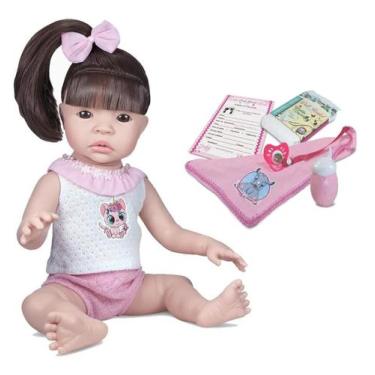 Imagem de Boneca Reborn Doll Realista Com Cabelo Small Coleção -Sidnyl