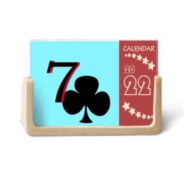 Imagem de Agenda Happiness Neptune Club 7 Poker 2022 para mesa de 12 meses