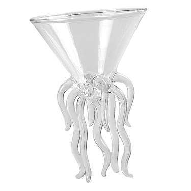 Imagem de Zerodeko copo de vinho bandeja para assar copos de flauta claro copos de água xícara de café expresso caneca de suco de vidro óculos exclusivos cristal polvo copo de bebida copo de coquetel