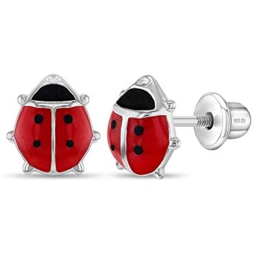 Imagem de Brincos In Season Jewelry em prata esterlina 925 Ladybug Stu