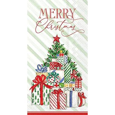 Imagem de Boston International Rosanne Beck Guardanapos de papel de 3 camadas, 16 unidades de tamanho de convidado, árvore de