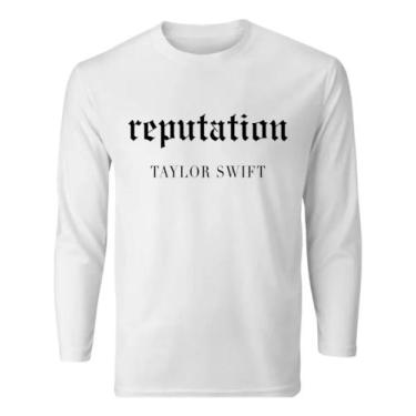 Imagem de Camiseta Manga Longa Taylor Swift Reputation -  Jmv Personalizados
