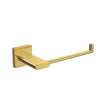 Imagem de Porta Papel Higiênico Metal Simples Gold Polo Deca