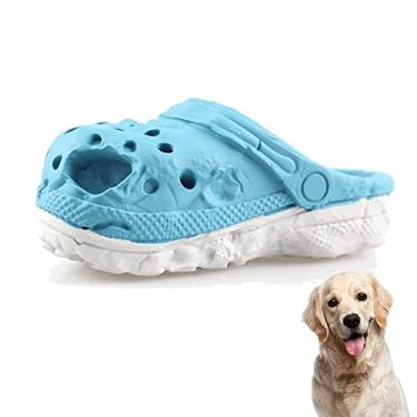 Imagem de MONDOTOY Brinquedos de mastigar para cães, brinquedos resistentes para mastigadores agressivos, brinquedo de borracha durável, brinquedos interativos para filhotes mastigadores agressivos de raça