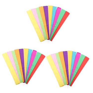 Imagem de STOBOK 60 Folhas papel crepom colorido papel de embrulho para buquês papel de embrulho de buquê de flores origami papel de embrulho de flores papel de embalagem papel artesanal dupla face